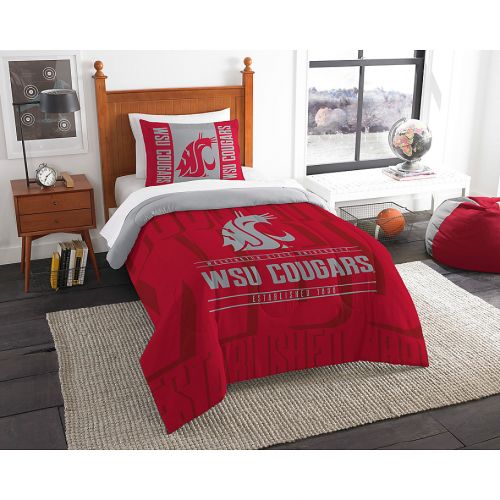  NCAA Washington State University Modern Take Comforter Set