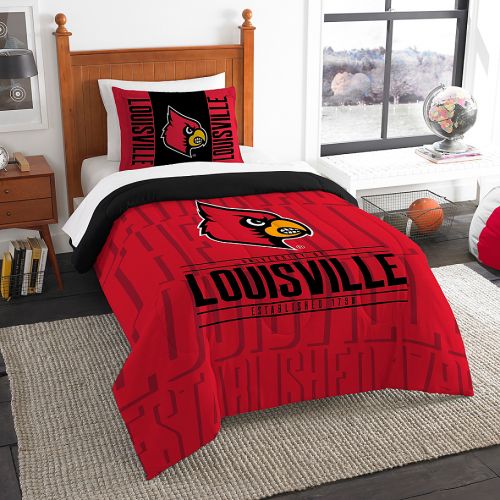  NCAA University of Louisville Modern Take Comforter Set
