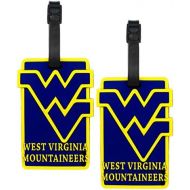 West Virginia Mountaineers - NCAA Soft Luggage Bag Tag - Set of 2