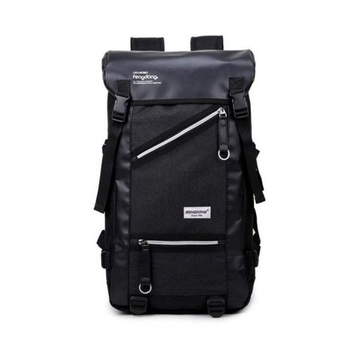  NCJROUVAQL Boys Black Usb Backpack Men Travel Bags Male Large Laptop Bag 15.6 College Student School Backpack