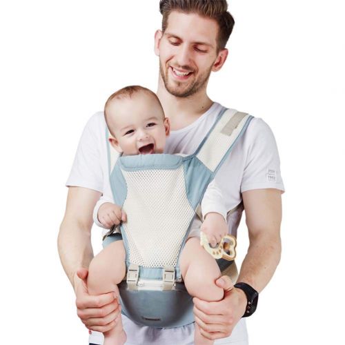  NCSBB-Baby carrier Ergonomic Baby Carrier 3 in 1 Baby Carrier Hip Seat The Soft Edging Prevents Your Baby from Cutting Suitable for Babies from 1 to 36 Months,A
