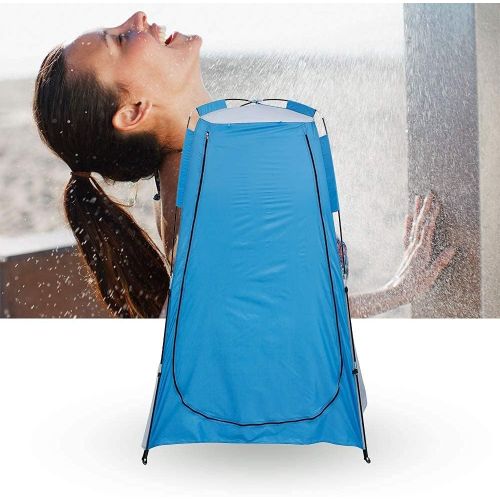  N/E. Pop Up Toilet Tent Shower Privacy Toilet Tent Portable Camping Pop up Changing Tents Outdoor Removable Sun Shelter Camping Toilet for Camping, Beach & Hiking, Spacious Toilet