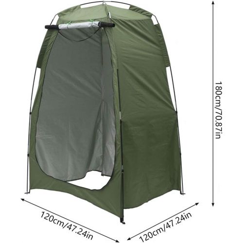  N/E. Pop Up Toilet Tent Portable Shower Privacy Toilet Tent Removable Outdoor Dressing Changing Room Privacy Tent with Carrying Bag for Camping, Beach & Hiking, Spacious Toilet & B