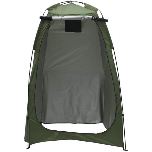  N/E. Pop Up Toilet Tent Portable Shower Privacy Toilet Tent Removable Outdoor Dressing Changing Room Privacy Tent with Carrying Bag for Camping, Beach & Hiking, Spacious Toilet & B