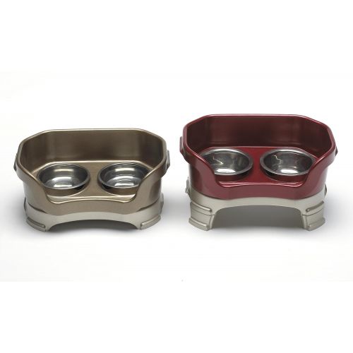  NEATER PET BRANDS Neater Feeder Deluxe Dog The Mess Proof Elevated Bowls No Slip Non Tip Double Diner Stainless Steel Food Dish with Stand