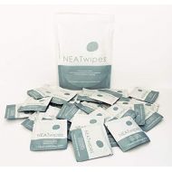 NEATSHEETS NEATwipes Hand Sanitizing Wipes, Lavender Essential Oil Disposable, Biodegradable Soothing Aloe & Glycerin 99.9% Effective Against Germs On-The-Go 24 Individually Wrapped Wipes per