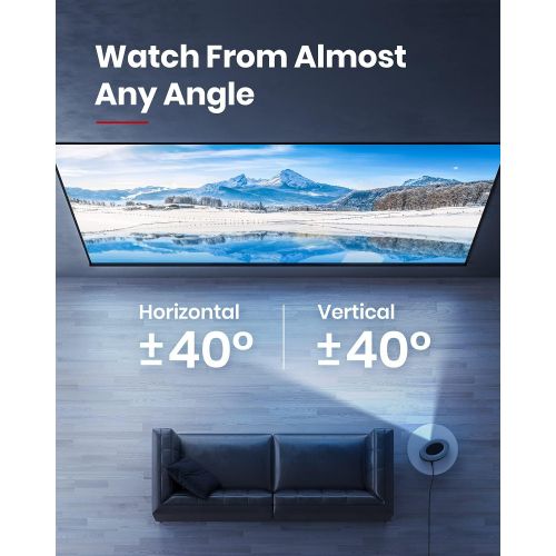  Nebula 1080p Video Projector, Anker Nebula Cosmos Full HD 1080p Home Entertainment Projector, 900 ANSI Lumens (2150 Lumen), Android TV 9.0, 4K Supported Projector, Digital Zoom, Au