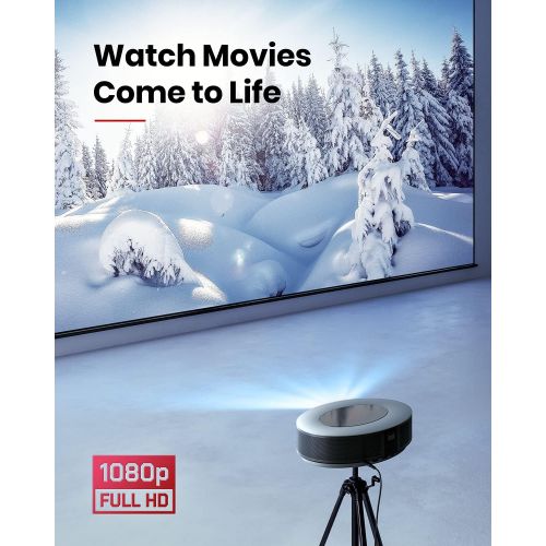  Nebula 1080p Video Projector, Anker Nebula Cosmos Full HD 1080p Home Entertainment Projector, 900 ANSI Lumens (2150 Lumen), Android TV 9.0, 4K Supported Projector, Digital Zoom, Au