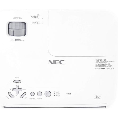  NEC 2600-lumen High-Brightness Mobile Projector (NP- V260 )