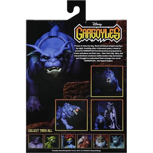 네카 NECA Gargoyles Bronx with Goliath Accessory 7-Inch Action Figure