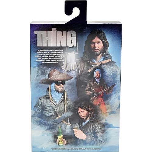 네카 NECA The Thing Action Figure - Classic Kurt Multicolor Plastic Toy (10