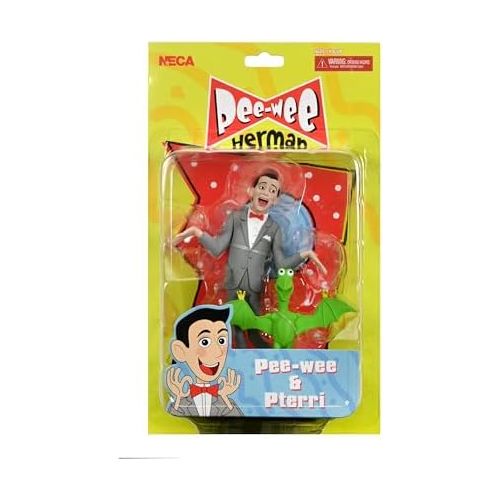 네카 NECA - Pee-wee's Playhouse Toony Classics Pee-Wee Herman 6-Inch Scale Action Figure