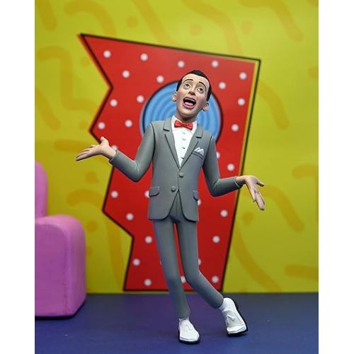 네카 NECA - Pee-wee's Playhouse Toony Classics Pee-Wee Herman 6-Inch Scale Action Figure