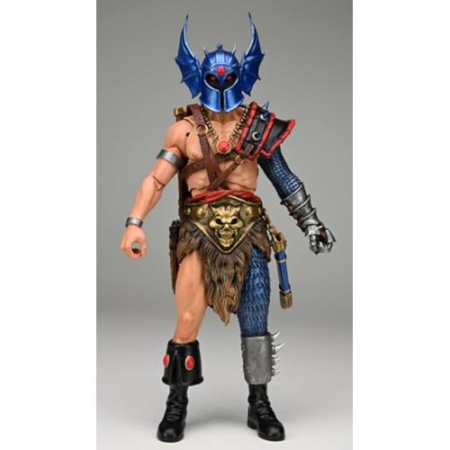 네카 NECA Dungeons and Dragons Warduke Ultimate 7-Inch Action Figure with Longsword, Attachable Flame Effect, Short Sword, Dagger, Skull Shield and Interchangeable Hands