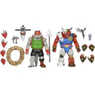 NECA 81893 TMNT Cartoon Dirtbag/GROUNDCHUCK 2-Pack Ninja Statues, Multicoloured