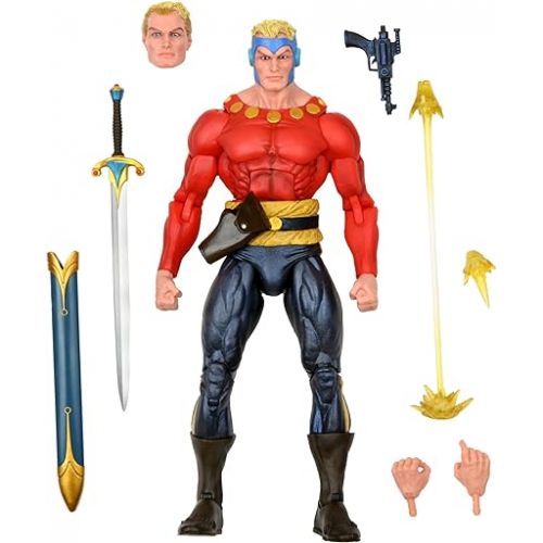 네카 NECA The Original Superheroes: Flash Gordon, The Phantom, Ming The Merciless 7” Action Figure Assortment