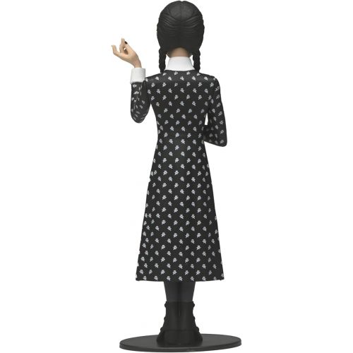 네카 NECA Collectible Wednesday Series 6” Scale Toony Terrors Figure - Wednesday Addams in Classic Dress