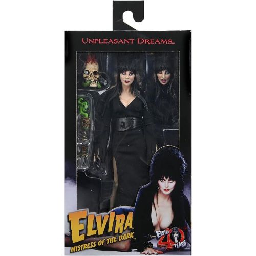 네카 Elvira- 8” Clothed Figure - Elvira