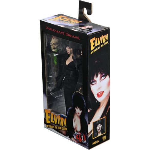 네카 Elvira- 8” Clothed Figure - Elvira