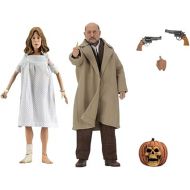 Halloween 2 - Dr. Loomis and Laurie Strode (1981) 8” Clothed Action Figure 2 pack