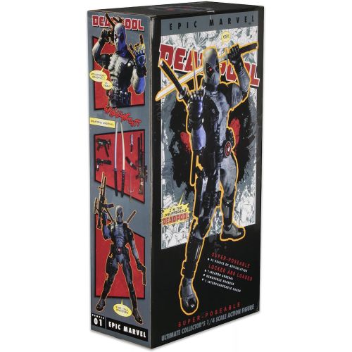 네카 NECA Marvel X-Force Deadpool 14 Scale Action Figure
