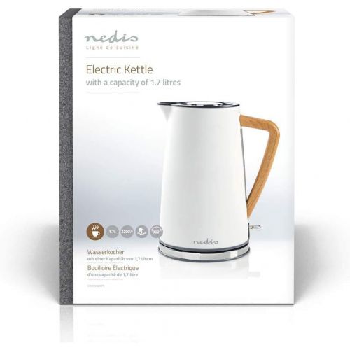  [아마존베스트]Nedis KAWK510EWT Kettle | 1.7 L | Soft Touch | White