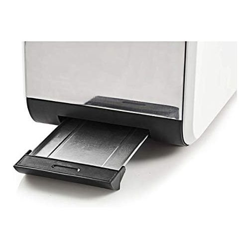  [아마존베스트]Nedis - Toaster - 2 wide openings - soft touch - 6 different levels - defrosting and warming function - crumb drawer - auto shut-off - demolition function - soft touch surface - 90