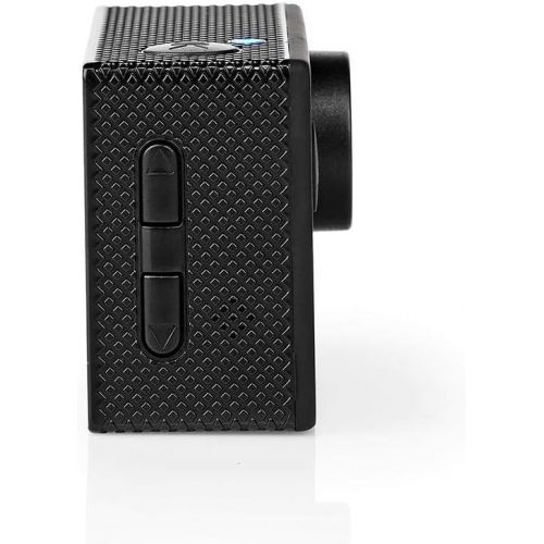  [아마존베스트]Nedis - Action Camera - Full HD 1080p - WLAN - Waterproof Case - Lightweight - Supplied Mounts - Integrated Wi-Fi Connection