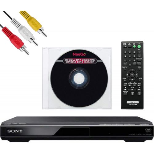  [아마존베스트]Sony DVPSR210P DVD Player - AV Cable - NEEGO Lens Cleaner