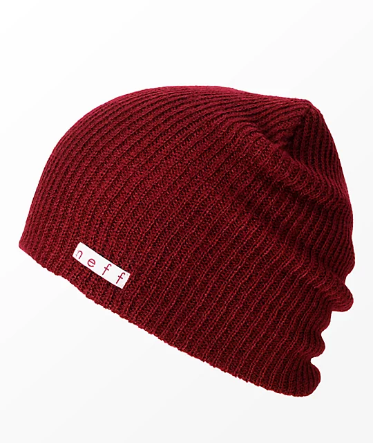 NEFF Neff Daily Maroon Beanie