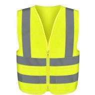 Neiko 53965A High Visibility Safety Vest with 2 Pockets, ANSI/ISEA Standard, Color Neon, 3XL, Yellow