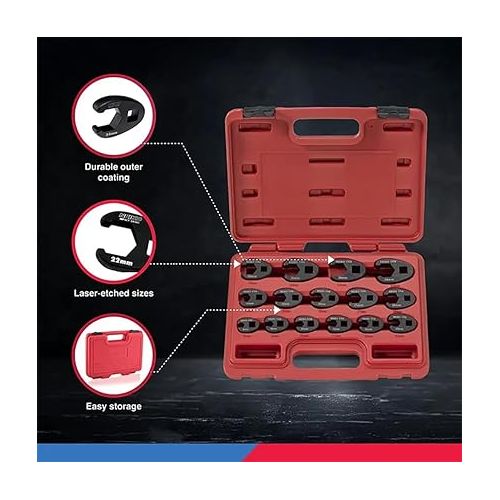  Neiko 03324A Crowfoot Wrench Set 1/2