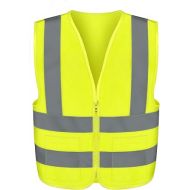 Neiko 53962A High Visibility Safety Vest with 2 Pockets, ANSI/ISEA Standard Color Neon Yellow Size L