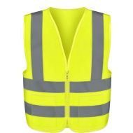 Neiko 53962A High Visibility Safety Vest with 2 Pockets, ANSI/ISEA Standard | Color Neon Yellow | Size L