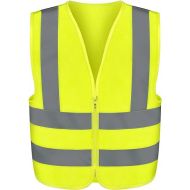 NEIKO High-Visibility Safety Vest with Reflective Strips for Emergency, Construction, and Safety Use