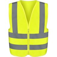 NEIKO unisex-adult High Visibility Safety Vest With Reflective Strips