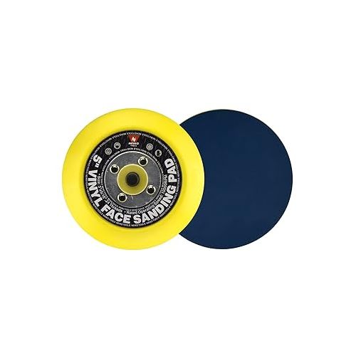  NEIKO 30261A 5” Sanding Pad with Vinyl PSA Backing, 2 Pack, 5/16” Arbor with 24 Thread Mounts, 10,000 RPM, Sanding Pads are Ideal for Orbital and Dual Action Sander