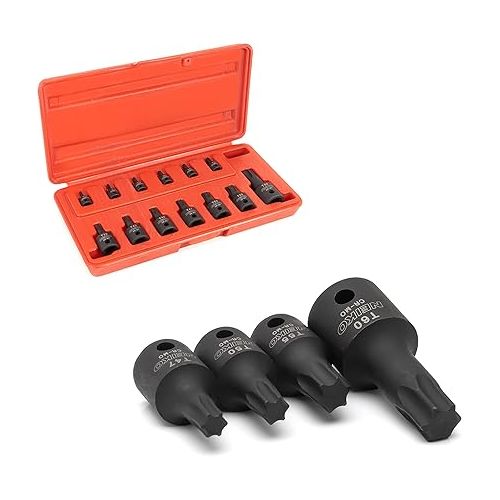  NEIKO 10281B Impact Torx Bit Socket Set, 1/4