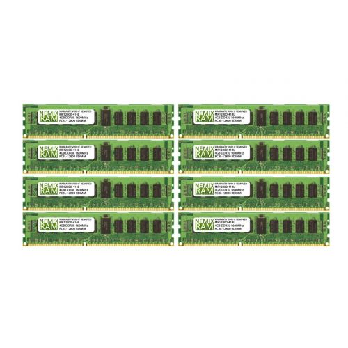  NEMIXRAM 64GB (16x4GB) DDR3-1600MHz PC3-12800 ECC RDIMM 1Rx4 1.35V Registered Memory for ServerWorkstation