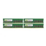 NEMIXRAM 32GB (4x8GB) DDR4-2400MHz PC4-19200 ECC UDIMM 1Rx8 1.2V Unbuffered Memory for ServerWorkstation