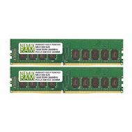 NEMIXRAM 32GB (2x16GB) DDR4-2666MHz PC4-21300 ECC UDIMM 2Rx8 1.2V Unbuffered Memory for Server/Workstation