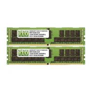 NEMIXRAM 32GB (2x16GB) DDR4-2400MHz PC4-19200 ECC RDIMM 2Rx4 1.2V Registered Memory for ServerWorkstation