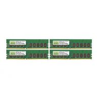 NEMIXRAM 64GB (4x16GB) DDR4-2400MHz PC4-19200 ECC UDIMM 2Rx8 1.2V Unbuffered Memory for ServerWorkstation