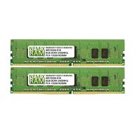 NEMIXRAM 16GB (2x8GB) DDR4-2400MHz PC4-19200 ECC RDIMM 1Rx8 1.2V Registered Memory for ServerWorkstation