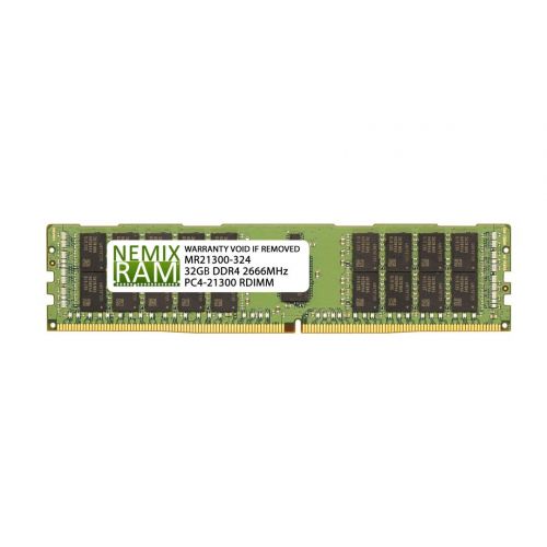  NEMIXRAM 32GB (1x32GB) DDR4-2666MHz PC4-21300 ECC RDIMM 2Rx4 1.2V Registered Memory for ServerWorkstation