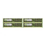 NEMIXRAM 64GB (4x16GB) DDR3-1600MHz PC3-12800 ECC RDIMM 2Rx4 1.35V Registered Memory for ServerWorkstation