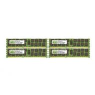 NEMIXRAM 64GB (4x16GB) DDR3-1600MHz PC3-12800 ECC RDIMM 2Rx4 1.5V Registered Memory for ServerWorkstation