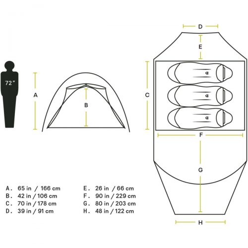  NEMO Equipment Inc. Dagger Porch Tent: 2-Person 3-Season