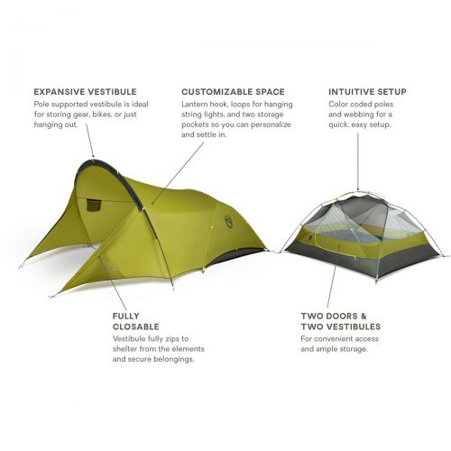  NEMO Equipment Inc. Dagger Porch Tent: 2-Person 3-Season