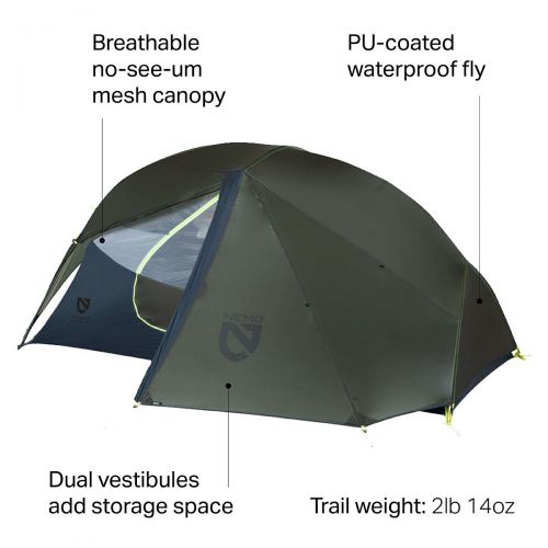  NEMO Equipment Inc. Dragonfly Bikepack Tent: 2-Person 3-Season